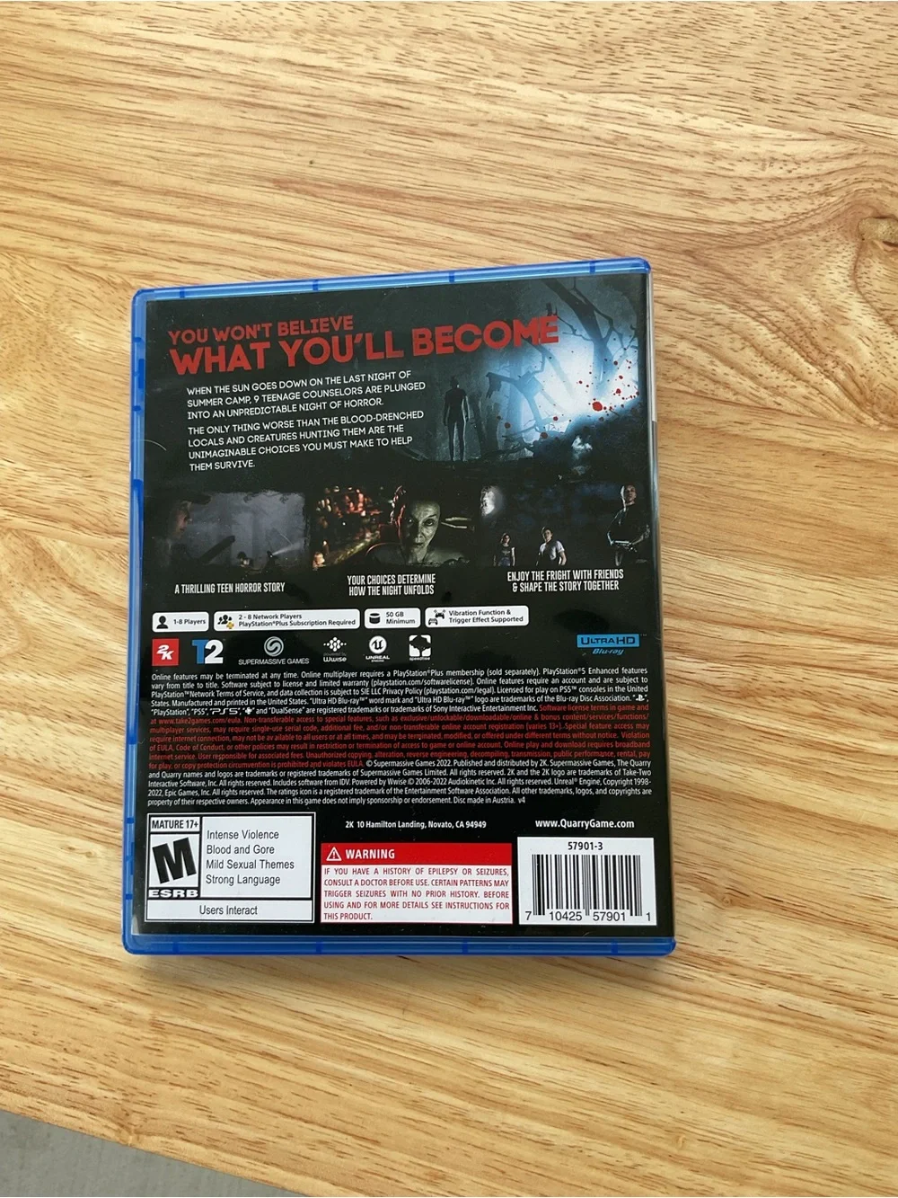 Sony The Quarry Video Game PS5